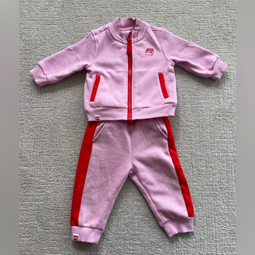 Kids: size 6-9 months track suit. Lego & Target collab
